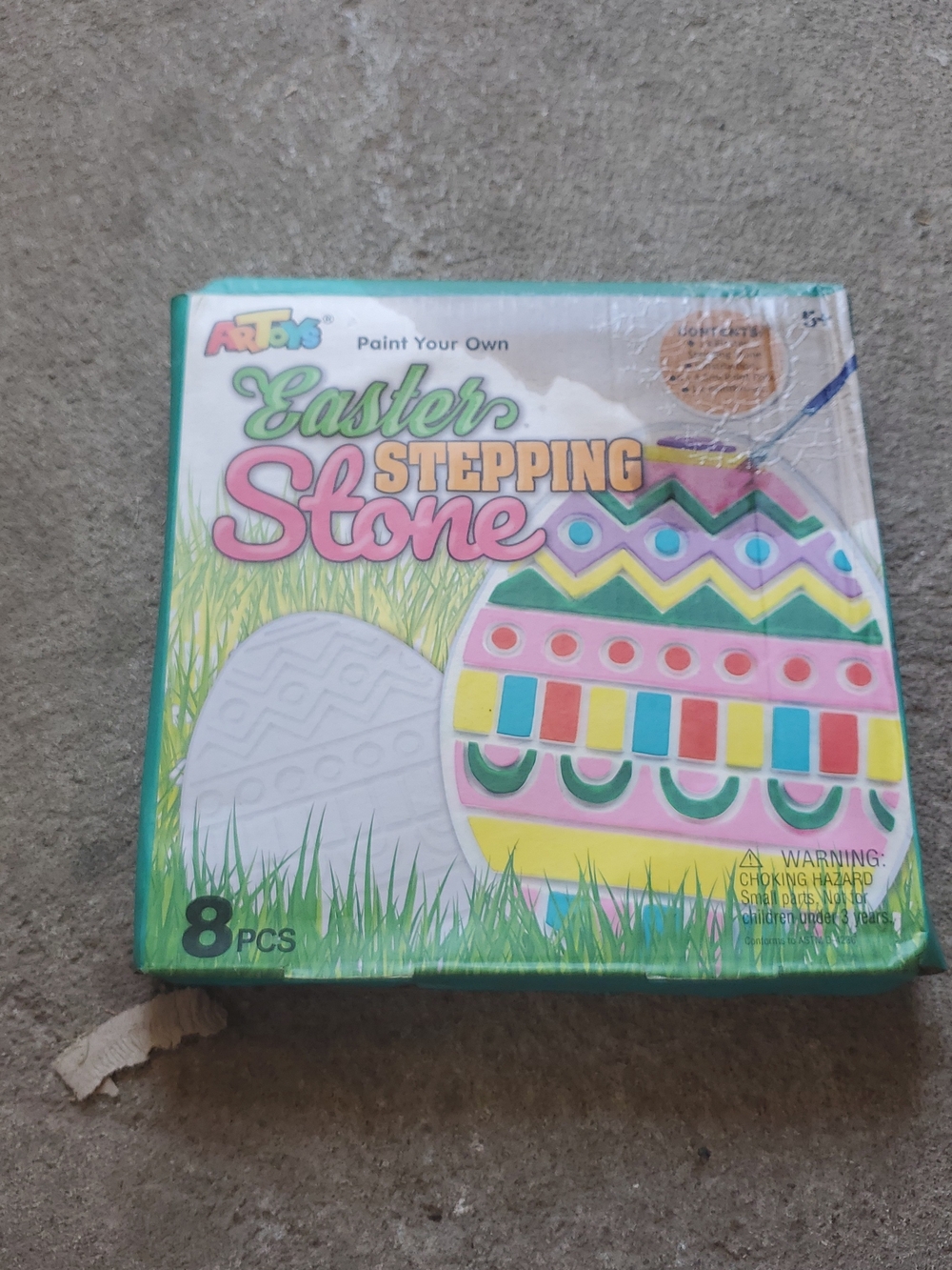 Easter Stepping Stone Paint-Your-Own Kit - Multicolor